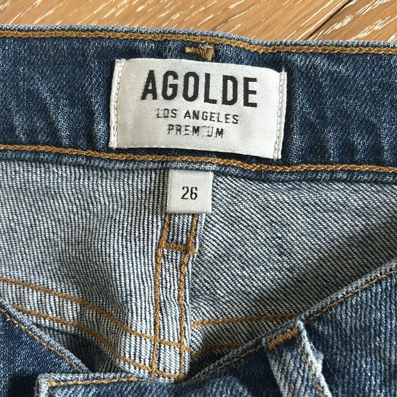 AGOLDE size 26 high rise slim fit Nico jean - Picture 3 of 4